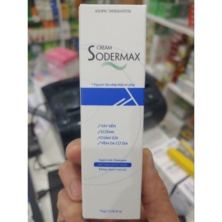✅ [Chính Hãng] Kem bôi vẫy nến Sodermax nguồn gốc tự nhiên | Tuýp 15g