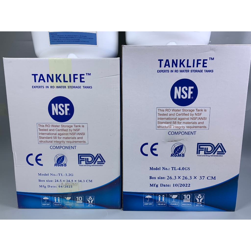 Bình Áp Tích Nước Tinh Khiết RO Karofi 3.2 Chính Hãng (Mẫu Mới Nhất) Nhựa Nguyên Sinh Siêu Bền KÈM VAN.