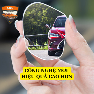 Gương chiếu hậu ô tô cao cấp 360 độ không điểm mù không bám sương. Gương phụ chống điểm mù xe hơi