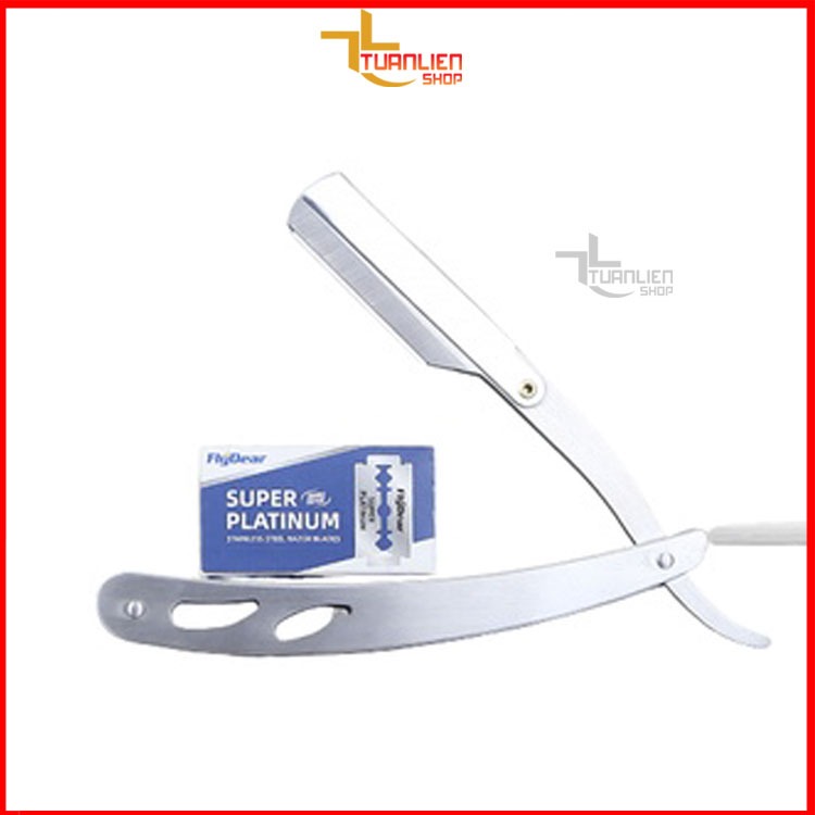 Cán Dao cạo râu Barber tiện lợi + Hộp 10 dao lam FLYDEAR | Shopee Việt Nam