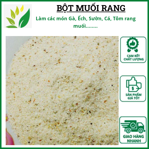 Bột Rang Muối Nhà Làm Chuẩn Vị 100gr, Bột Muối Rang Gà, Ếch, Vịt, Cua ...