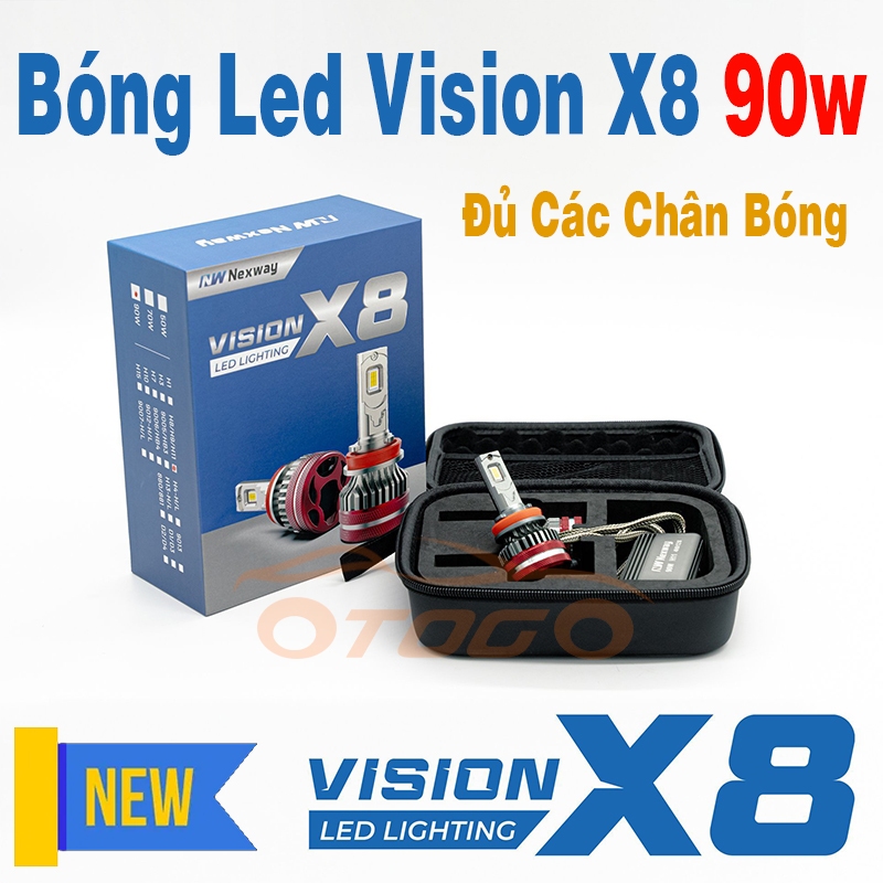 Bóng Led Vision X8 Nexway 90W Đủ Các Chân Bóng | Shopee Việt Nam