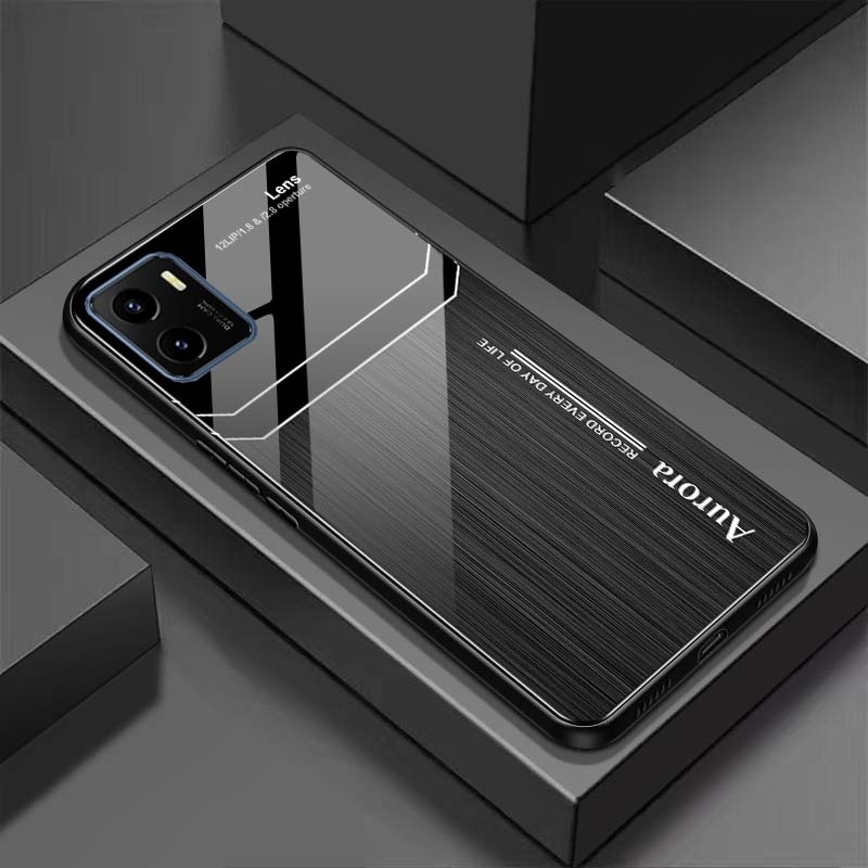 Ốp Lưng VIVO Y15S Mặt Lưng Kính Cường Lực Sáng Bóng