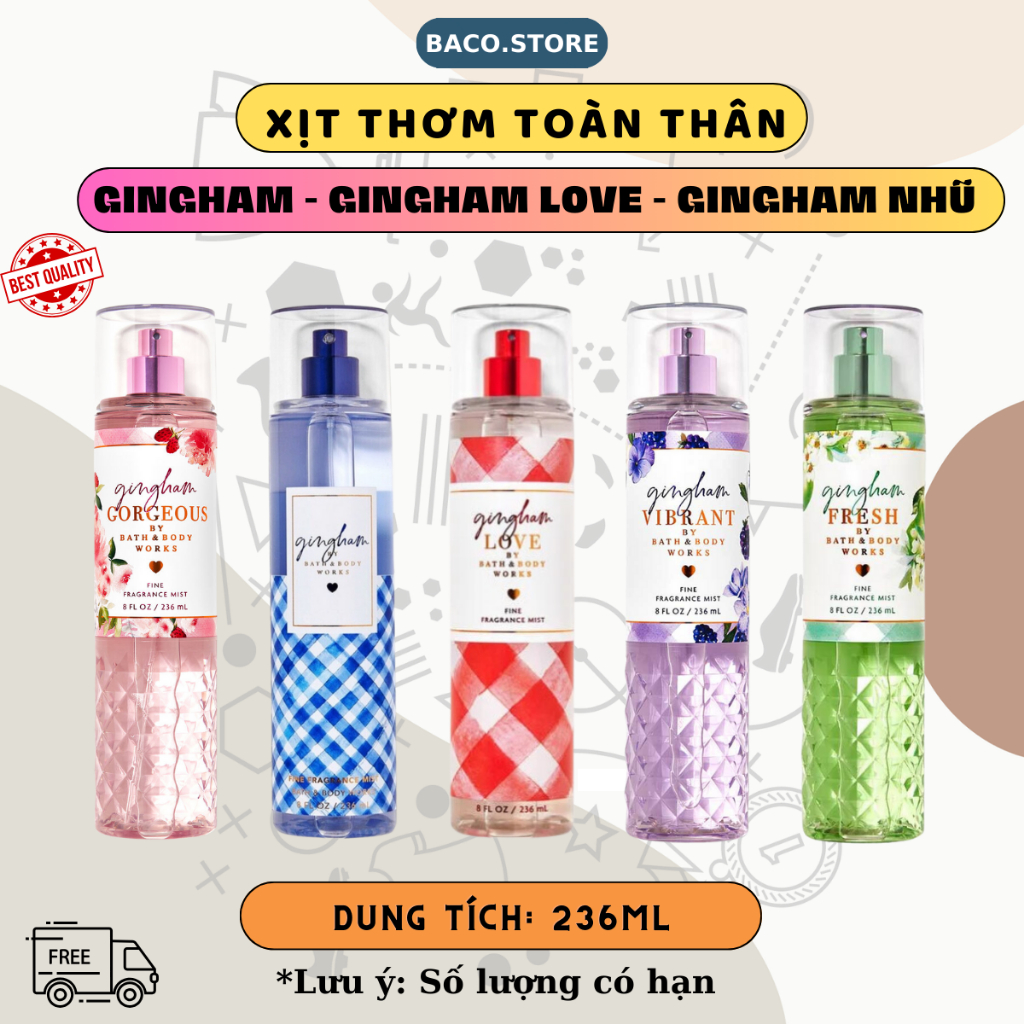 bodymist Xịt thơm Toàn thân 236ml cá tính sang trọng
