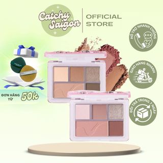 [VEECCI] Bảng Phấn Mắt VEECCI 5 Ô Gợn Sóng Nước Veecci Dream Summer Eye Shadow 5.2g
