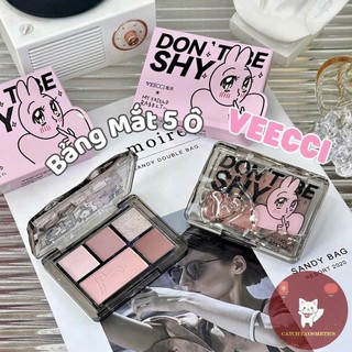 [VEECCI] Bảng Phấn Mắt VEECCI 5 Ô Gợn Sóng Nước Veecci Dream Summer Eye Shadow 5.2g