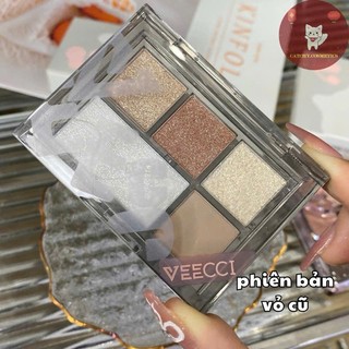 [VEECCI] Bảng Phấn Mắt VEECCI 5 Ô Gợn Sóng Nước Veecci Dream Summer Eye Shadow 5.2g