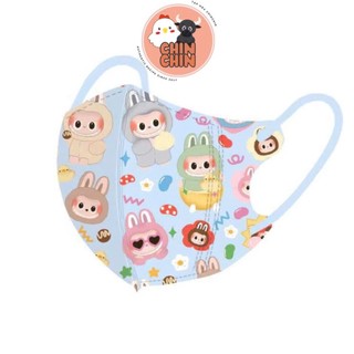 [Hàng Sẵn]Set 10c Khẩu Trang trẻ em,Khẩu trang thời trang Hình LABUBU mẫu mới nhất 2025cho bé 3-12T