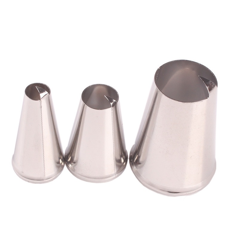 Bộ 3 đui bắt kem trái đào tiên/ Đui bắt kem inox không gỉ - DC87F