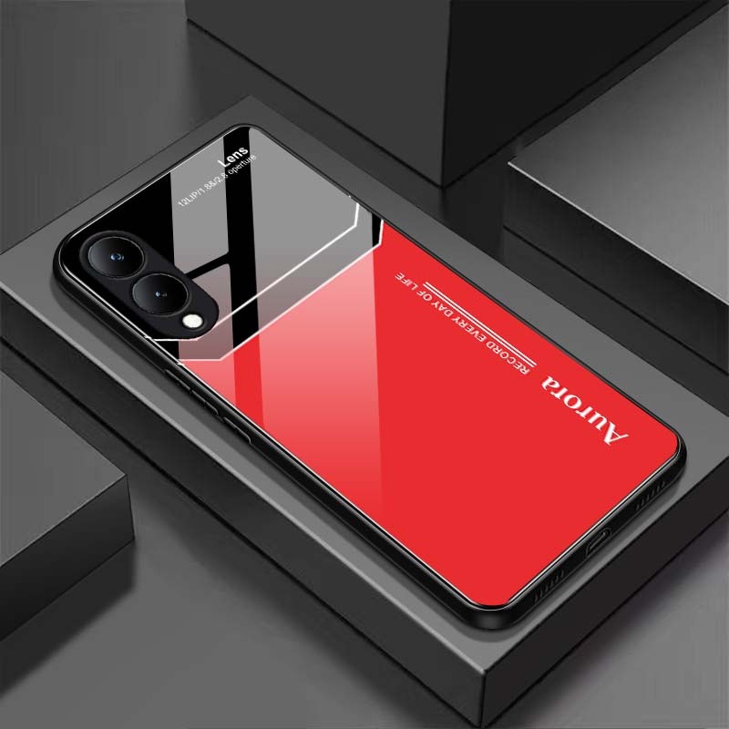 Ốp Lưng VIVO Y17S Mặt Lưng Kính Cường Lực Sáng Bóng