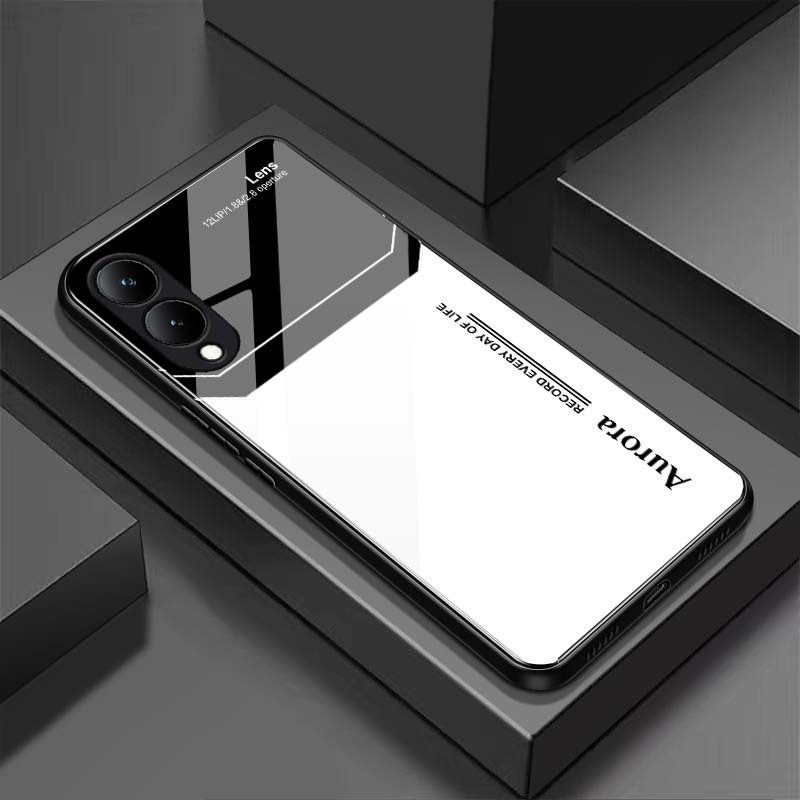 Ốp Lưng VIVO Y17S Mặt Lưng Kính Cường Lực Sáng Bóng