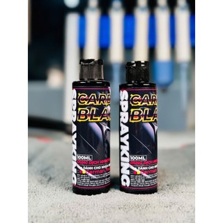 Chai dung dịch kem nhuộm nhựa đen nhám Sprayking Carbon Black 100ml