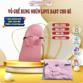 {KAIDOKIDS} Vỏ bọc ghế nhún cho bé, Chống Võng Lưng Bé, Vải cotton Thoáng Mát.