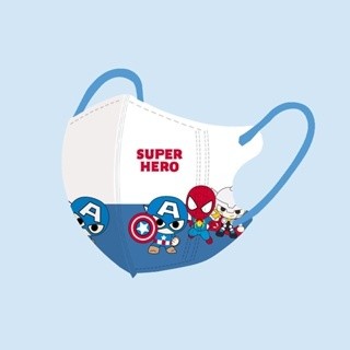 [Hàng Sẵn] Set 10c Khẩu Trang trẻ em , Khẩu trang thời trang hoạt hình siêu nhân cho bé trai  bé gái