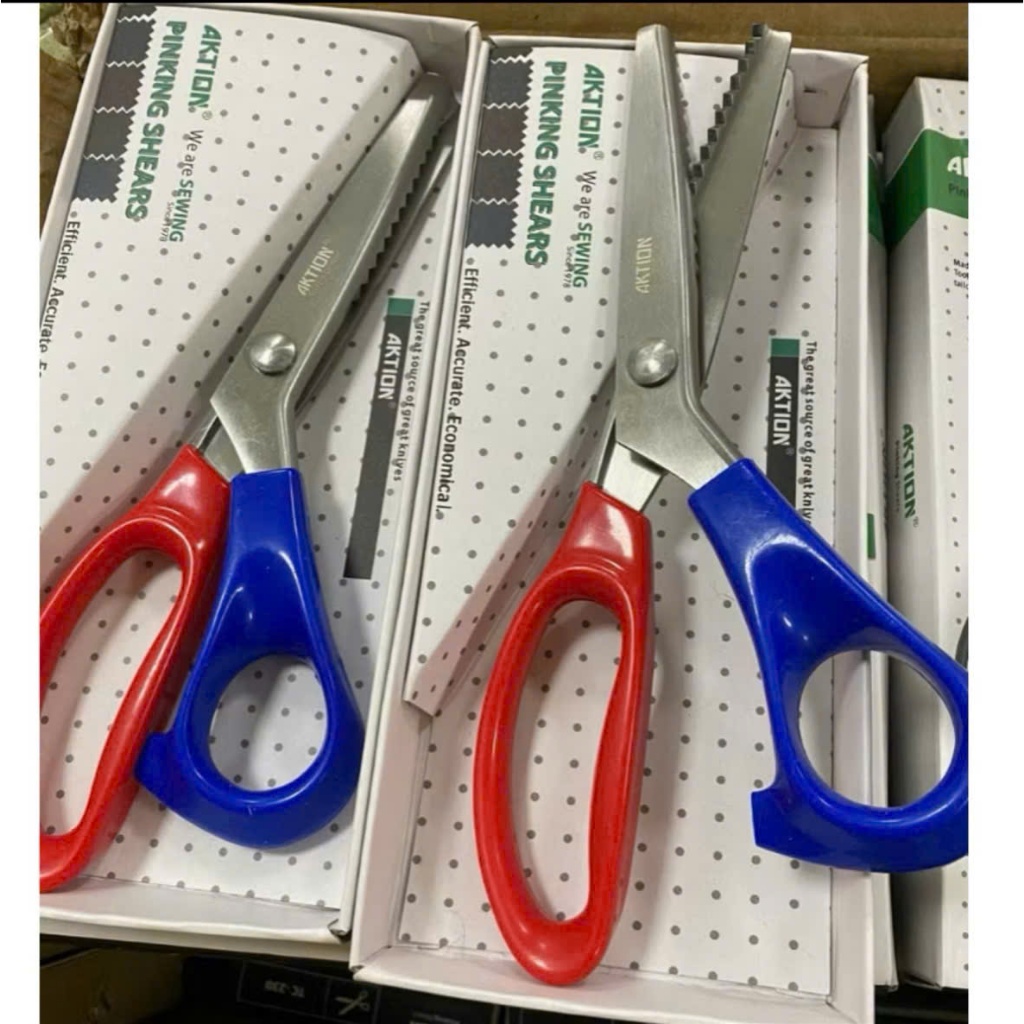 Kéo Răng Cưa Cắt Vải Công Nghiệp AKTION TC-230 – Sắc Bén, Bền Đẹp