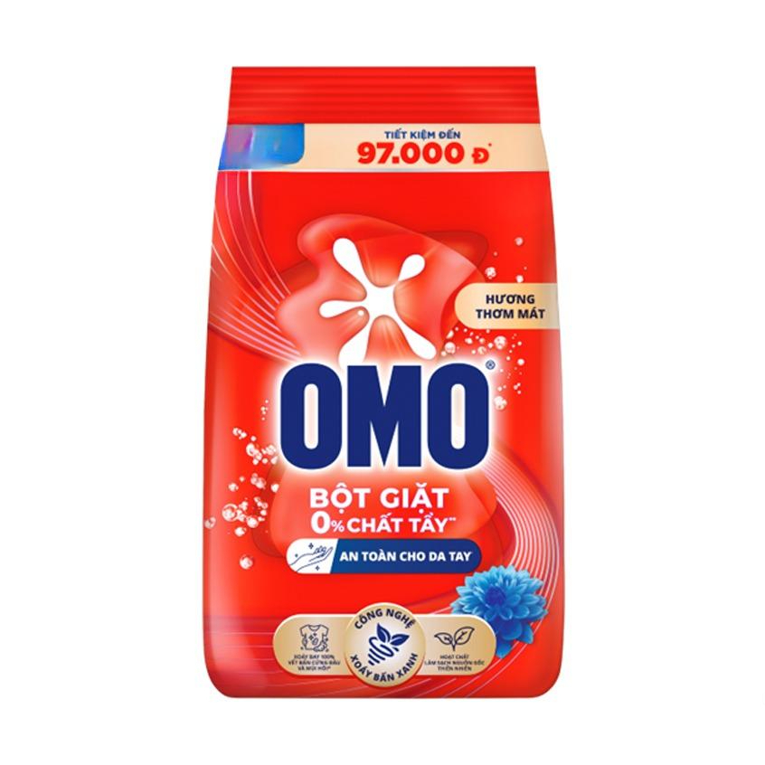 Bột giặt omo cửa trên tinh dầu thơm 5.5kg / 5.1kg