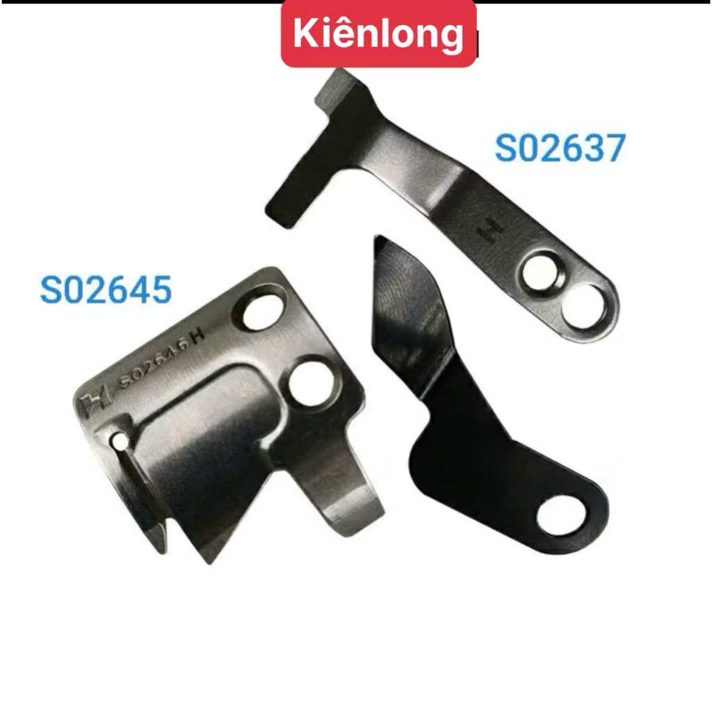 Bộ Dao Cắt Chỉ Máy May Công Nghiệp 1 Kim Điện Tử Juki Jack Bruce – Dao Động S02645 + Dao Tĩnh S02637