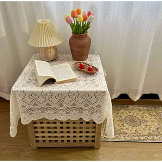 Khăn trải bàn ren hoa decor nhiều kích cỡ phù hợp bàn tròn, vuông, chữ nhật
