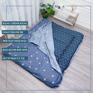 Ga bọc Nệm Topper 2 mặt kéo khoá 1mx2m 1m2x2m 1m4x2m 1m6x2m 1m8x2m 2mx2m | Chất Polyester cao cấp | CARUFU