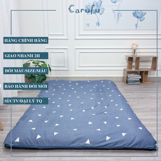 Vỏ  bọc Nệm Gấp 3 loại  2 mặt có kháo kéo 1m 1m2 1m4 1m6 1m8 2m | Carufu