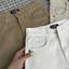 YURI JEANS -( Mã43)Quần Jean Nữ Ống Suông Màu trắng be nâu May viền Túi Cuốn Mã43