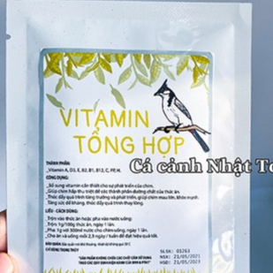 VITAMIN TỔNG HỢP CHO CHIM CẢNH ACPHARNO 20G VITAMIN A B C D E