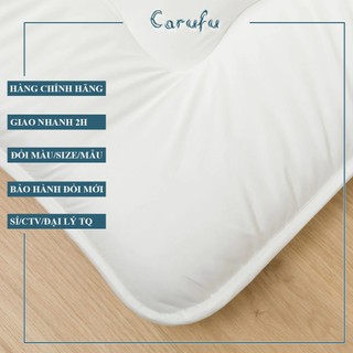 Nệm gấp gọn, nệm cuộn trải sàn chính hãng size 1m 1m2 1m4 1m6 1m8 2m | Dày 10cm và 7cm | CARUFU