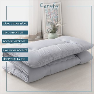 Nệm gấp gọn, nệm cuộn trải sàn chính hãng size 1m 1m2 1m4 1m6 1m8 2m | Dày 10cm và 7cm | CARUFU