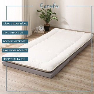 Nệm gấp gọn, nệm cuộn trải sàn chính hãng size 1m 1m2 1m4 1m6 1m8 2m | Dày 10cm và 7cm | CARUFU