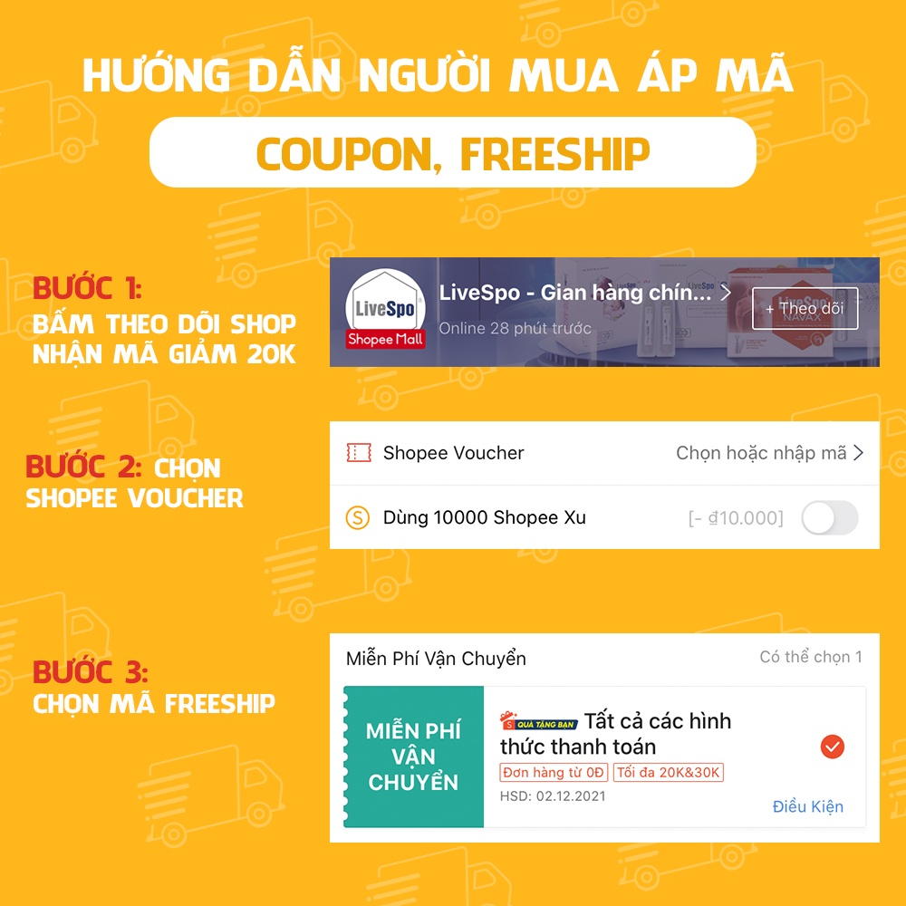 Ảnh Combo 3 Hộp LiveSpo Navax sơ sinh, giúp giảm viêm mũi, nghẹt mũi - Hộp 5 ống x 5ml [Mua 3 tặng 1] 4