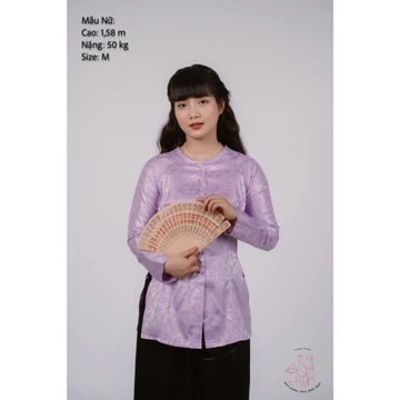 Bộ áo bà ba gấm - Có bộ bà ba Bigsize- may sỉ bà ba toàn quốc - May bộ bà ba theo yêu cầu