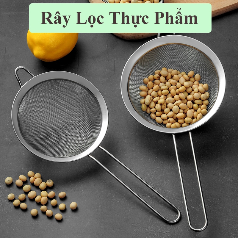 Ray lọc SHINNY Ray lọc siêu mịn inox không gỉ viền cứng tay cầm dài lọc ...