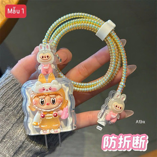 Bộ bảo về dây cáp sạc,củ sạc phiên bản dễ thương