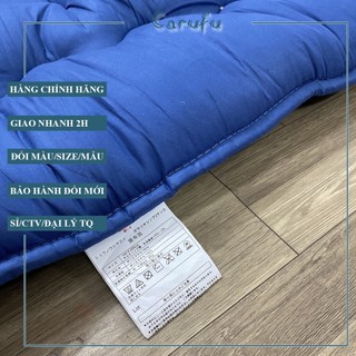 Nệm gấp 1m2x2m Chính hãng NCOOL JP Dày 10cm Xanh và 7cm Xám