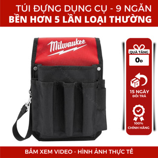 Túi đựng dụng cụ đa năng Milwaukee 48-22-8119 túi đồ nghề đa năng nhỏ gọn khi sử dụng, có 9 ngăn