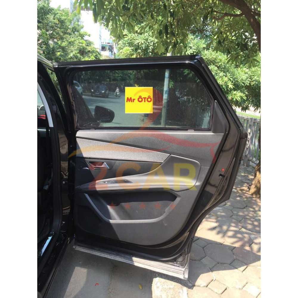 Rèm Che Nắng Xe Peugeot 5008 - 3008 - 508 - 408 Hàng Loại 1 có nam châm