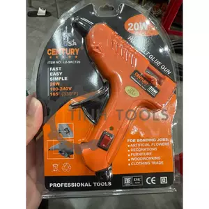 Súng bắn keo nến | Máy bắn keo Century nhỏ 20w lớn 60w có nút công tắc màu cam đẹp và chất lượng