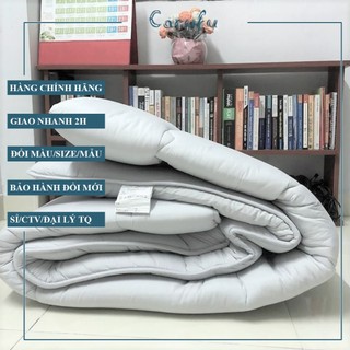 Nệm Topper xuất Nhật cao cấp CARUFU | Dày 10cm và 7cm | Size 1m 1m2 1m4 1m6 1m8 2m