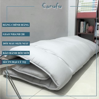 Nệm Topper xuất Nhật cao cấp CARUFU | Dày 10cm và 7cm | Size 1m 1m2 1m4 1m6 1m8 2m