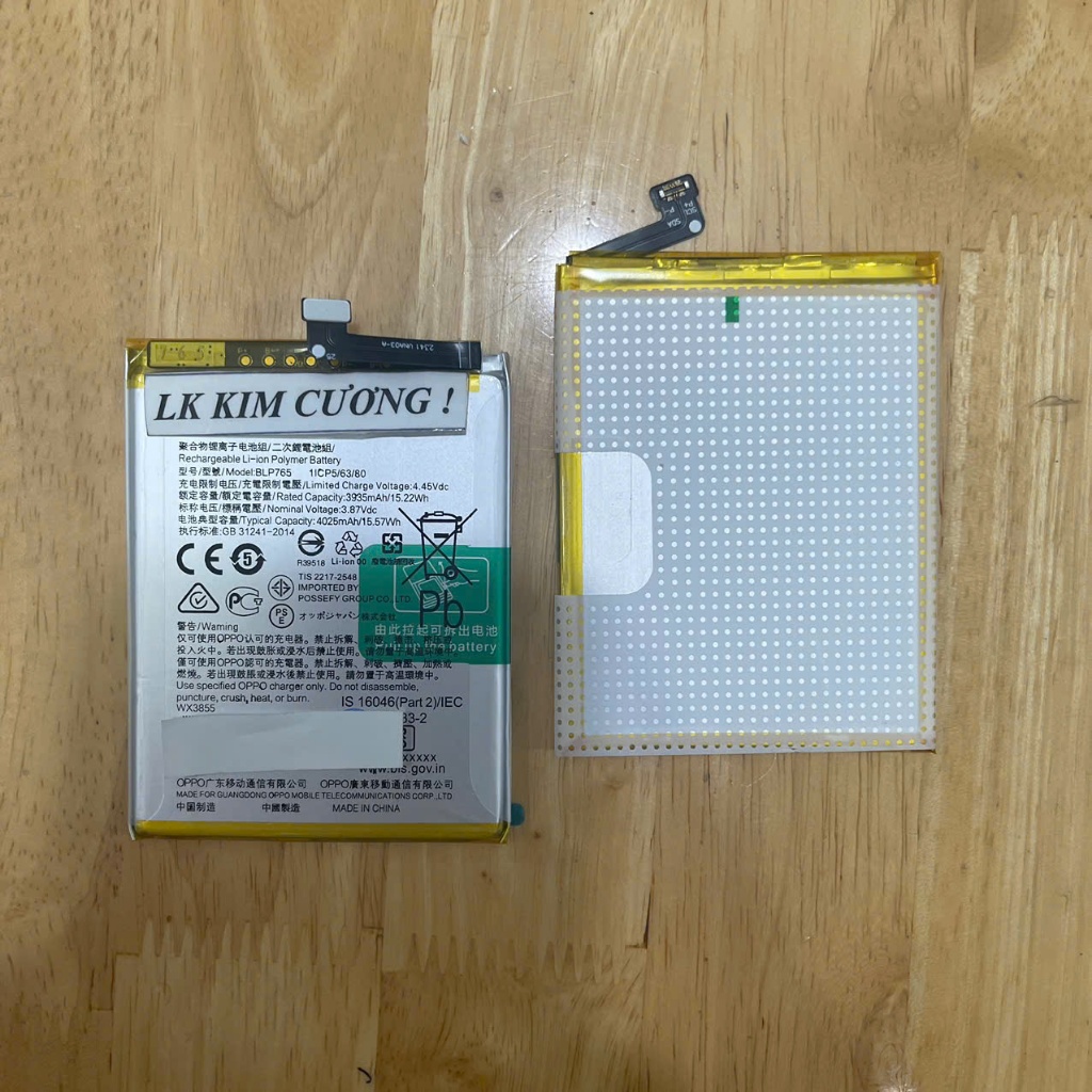 Pin oppo blp765 dành cho dòng oppo a91/ reno 3 | Shopee Việt Nam