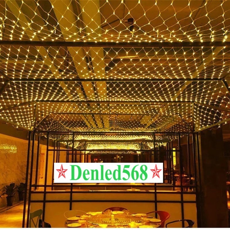 Đèn led rèm lưới mắt cáo ngoài trời chống nước cao cấp led lưới hình ô ...