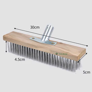 Chổi Sắt Mềm Rửa Rong Rêu 30cm Rửa Sàn Nhà Bể Bơi, Rửa Vách Tường Đa Năng