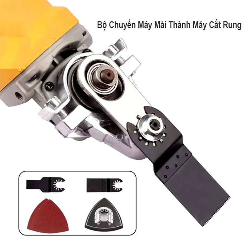 Bộ Cưa Rung Đa Năng Gắn Máy Mài Góc Máy M10 Cắt Khoét Lỗ Cưa Cắt Mài Chà Nhám