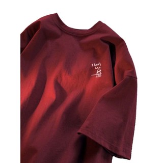 áo thun phông nữ nam unisex 3158 form to rộng tay lỡ KONOVA chất liệu cotton in chữ i dont