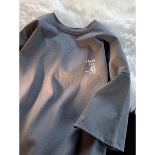 áo thun phông nữ nam unisex 3158 form to rộng tay lỡ KONOVA chất liệu cotton in chữ i dont