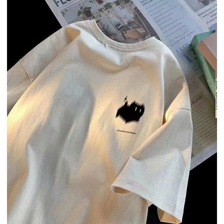 áo thun phông nữ nam 3158 form rộng unisex chất liệu cotton khô loại 1 KONOVA in hình BLACK CAT