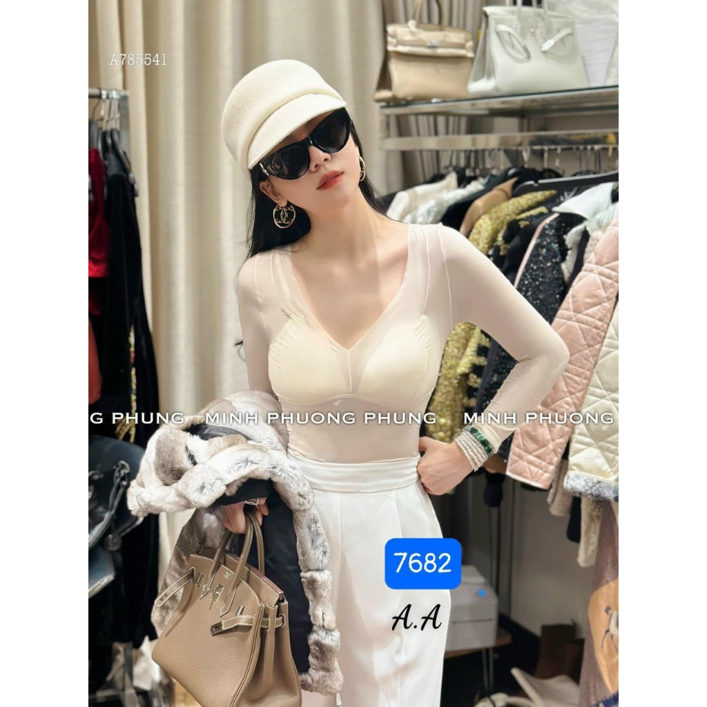 Áo giữ nhiệt 7682# Tàng hình kèm đệm mút cao cấp. fullboxx. chất su thạch mỏng nhẹ siêu đeop