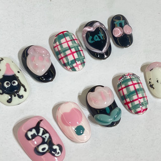 Nailbox form ngắn dễ thương được đổi form