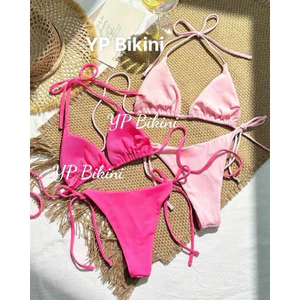 Bikini 2 mảnh đồ bơi áo tắm tam giác quần ship nhỏ ( Hàng sẵn - ship hỏa tốc)