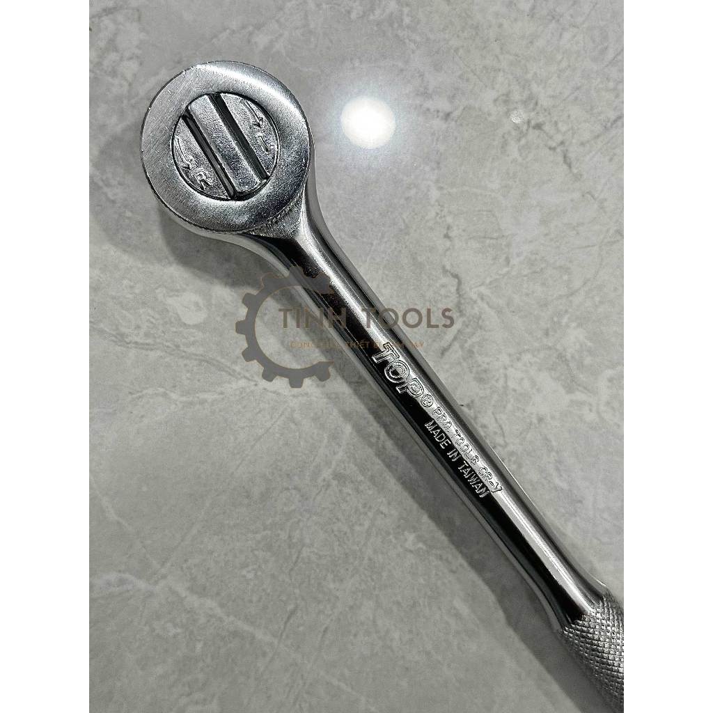 Cần tuýp tự động đầu tròn | Cần siết tự động hiệu TOP 1/2'', 1/4'' cao cấp thân bóng vặn bu lông 2 chiều chính hãng